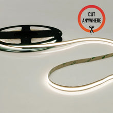 Lade das Bild in den Galerie-Viewer, Cut Anywhere COB LED-Stripe 24V, 13W, 3000K, CRI90, 528LED, IP20, 8mm