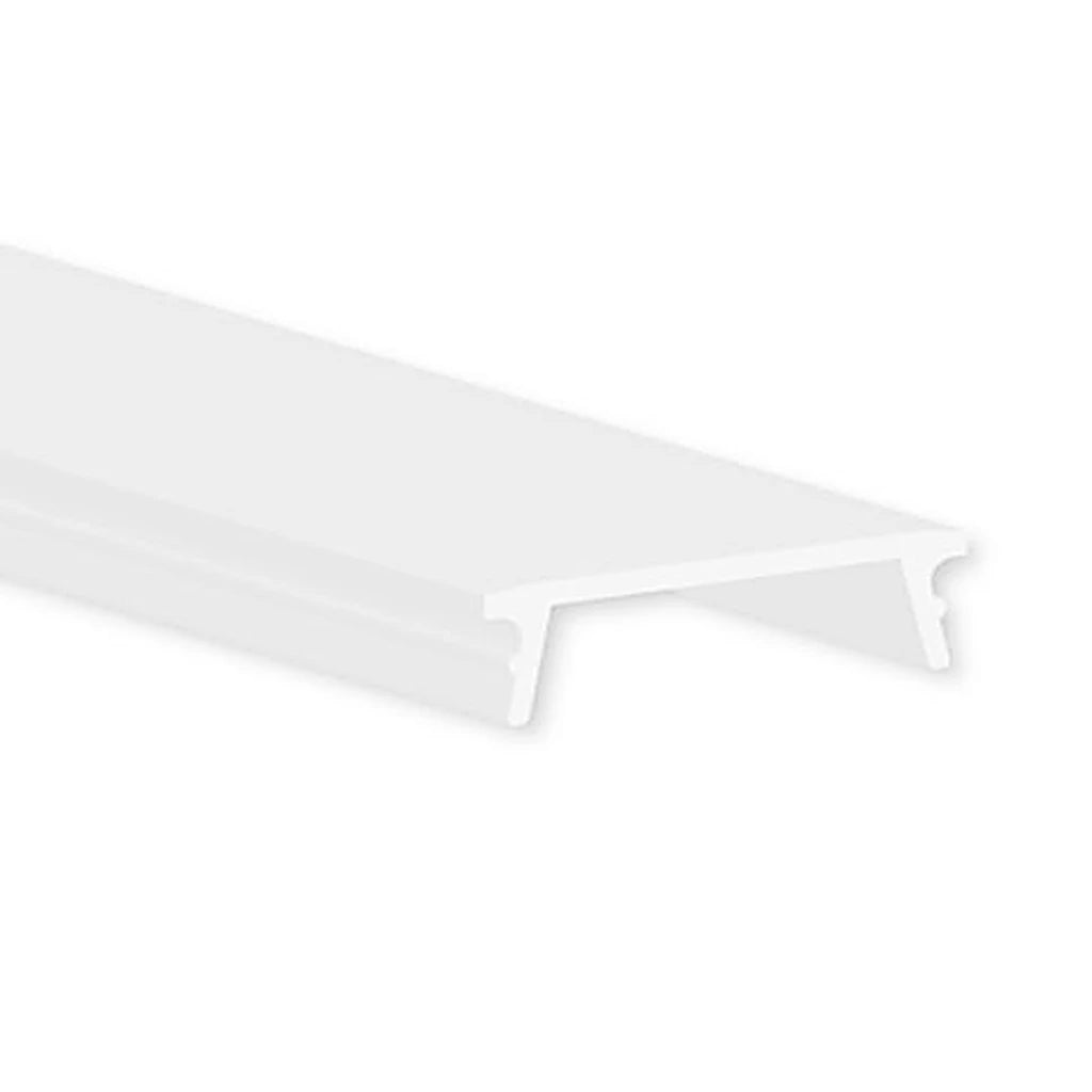 Cover C20 opal/satiniert 200 cm für Profil PN8, flach