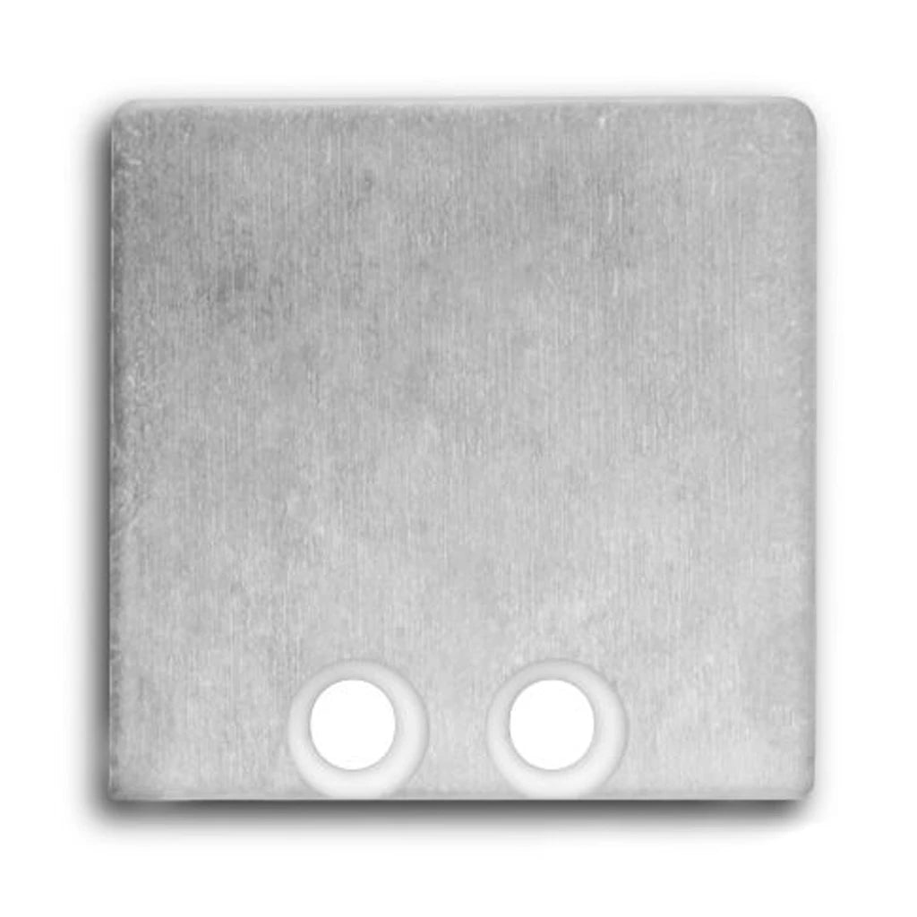 Endkappe E58 Aluminium für Profil PN8, 2 STK