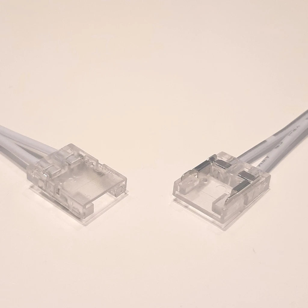LED Verbinder, 2-polig, 10mm, LED-Anschlusskabel, COB